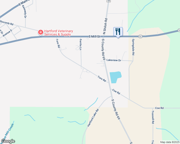 map of restaurants, bars, coffee shops, grocery stores, and more near 237 Toro Road in Hartford