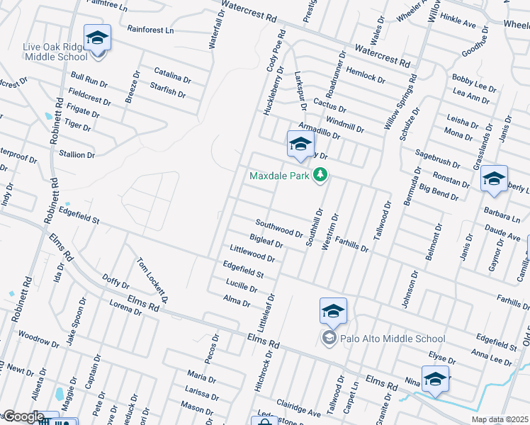 map of restaurants, bars, coffee shops, grocery stores, and more near 2700 Eastwood Drive in Killeen