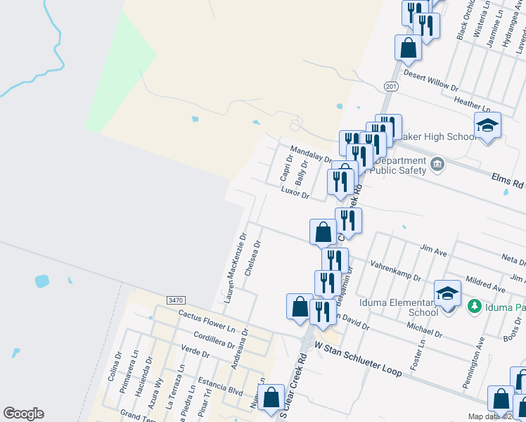 map of restaurants, bars, coffee shops, grocery stores, and more near 4400 Lauren Mackenzie Drive in Killeen