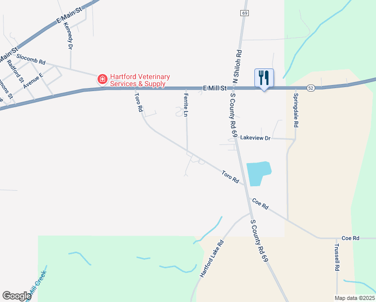 map of restaurants, bars, coffee shops, grocery stores, and more near 201 Toro Road in Hartford