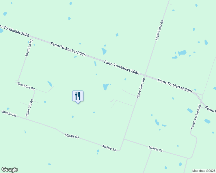 map of restaurants, bars, coffee shops, grocery stores, and more near 2580 Apple Cider Road in Temple