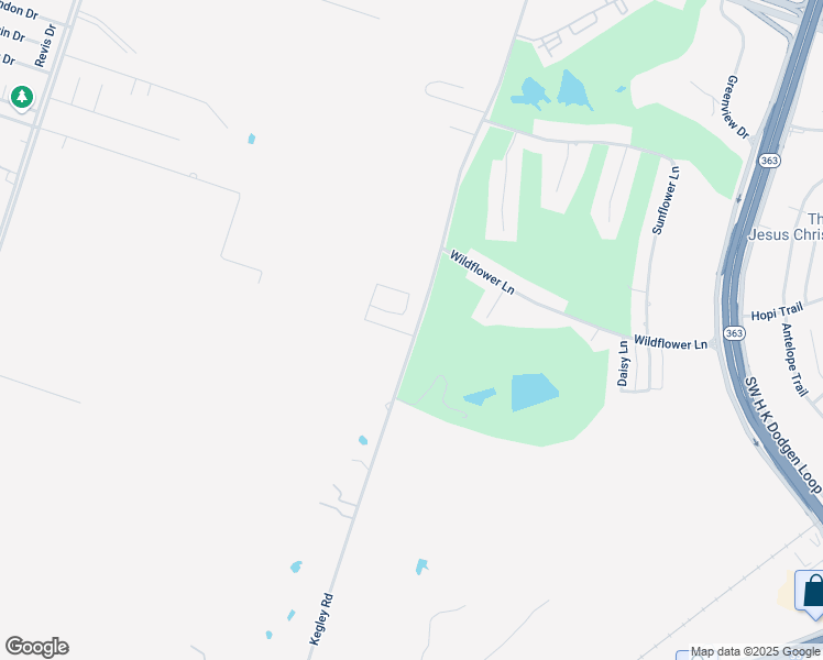 map of restaurants, bars, coffee shops, grocery stores, and more near 1121 Swanflower Lane in Temple