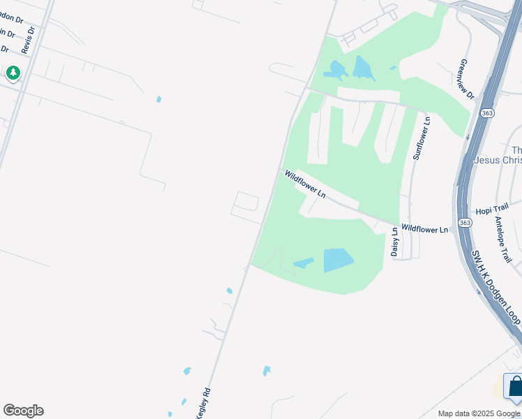 map of restaurants, bars, coffee shops, grocery stores, and more near 1121 Swanflower Lane in Temple