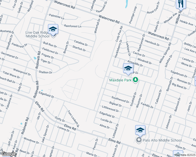 map of restaurants, bars, coffee shops, grocery stores, and more near 3006 Dannen Court in Killeen