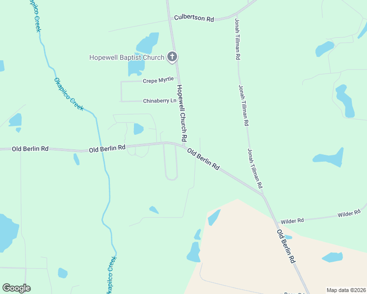 map of restaurants, bars, coffee shops, grocery stores, and more near 940 Old Berlin Road in Moultrie