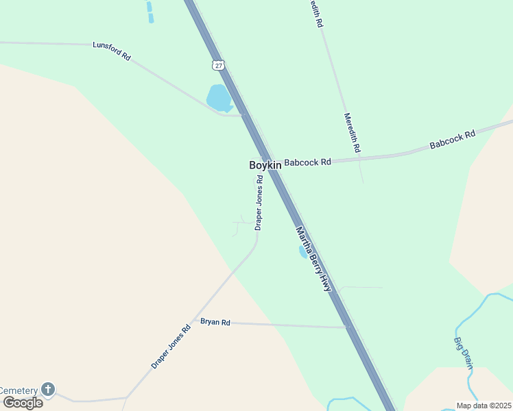 map of restaurants, bars, coffee shops, grocery stores, and more near 33 Draper Jones Road in Colquitt