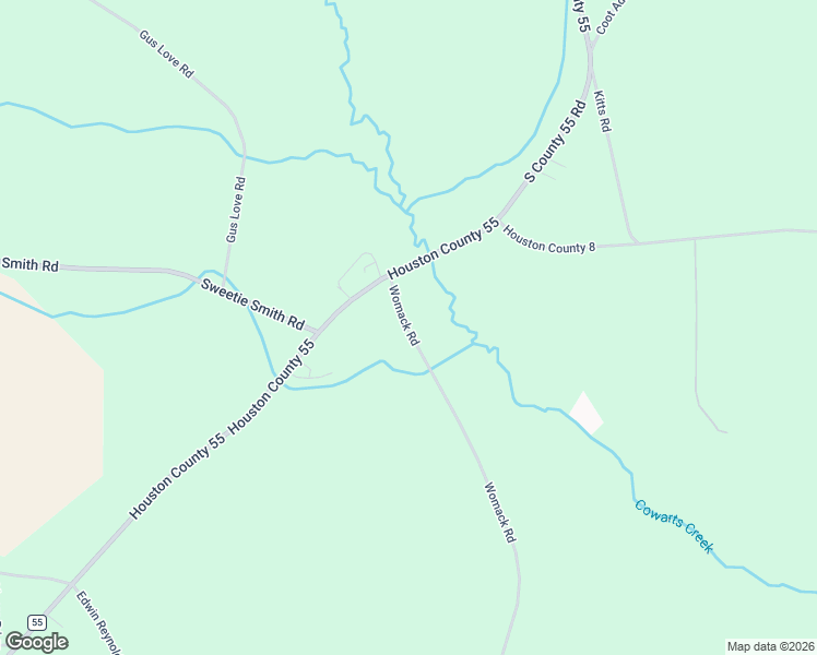 map of restaurants, bars, coffee shops, grocery stores, and more near 174 A C Womack Road in Cottonwood