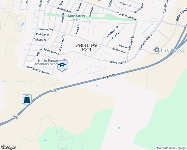 map of restaurants, bars, coffee shops, grocery stores, and more near 1320 Liberation Lane in Copperas Cove