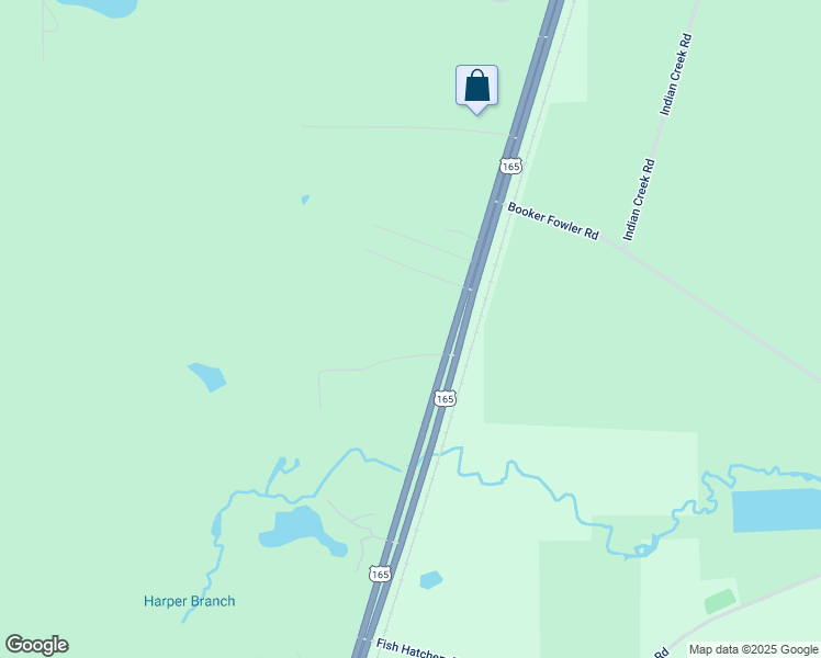 map of restaurants, bars, coffee shops, grocery stores, and more near 10214 U.S. 165 in Forest Hill
