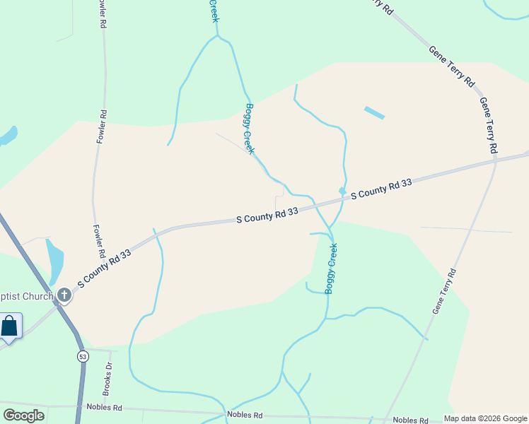 map of restaurants, bars, coffee shops, grocery stores, and more near 6521 South County 33 Road in Ashford