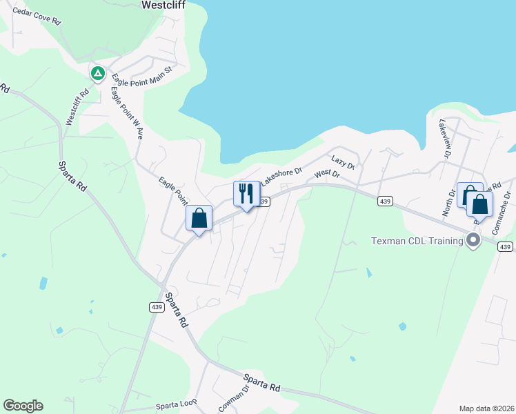 map of restaurants, bars, coffee shops, grocery stores, and more near 3433 Lauren Drive in Belton