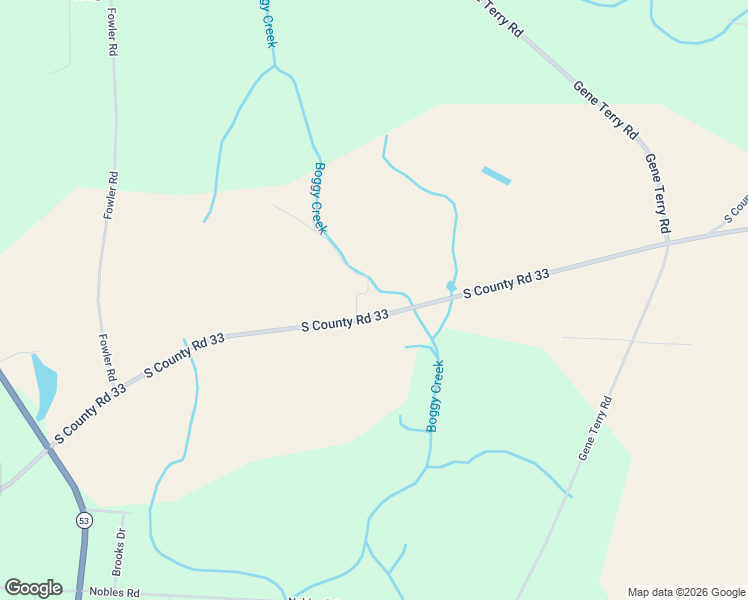 map of restaurants, bars, coffee shops, grocery stores, and more near 6486 South County Road 33 in Ashford