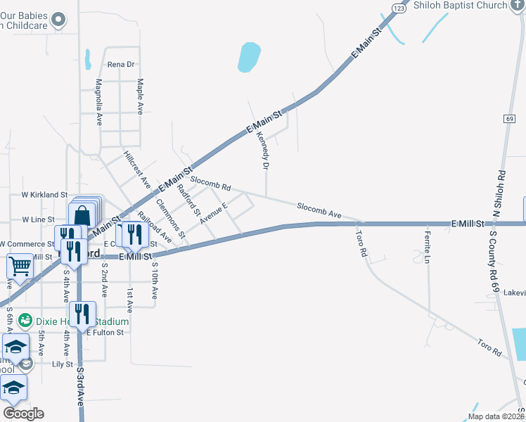 map of restaurants, bars, coffee shops, grocery stores, and more near 604 Leon Avenue in Hartford