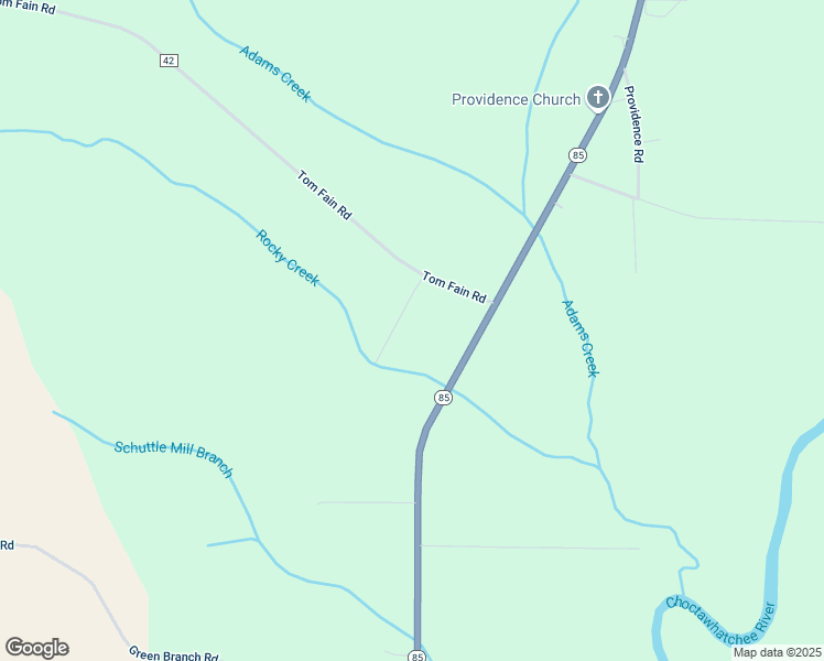 map of restaurants, bars, coffee shops, grocery stores, and more near 2600 Tom Fain Road in Chancellor