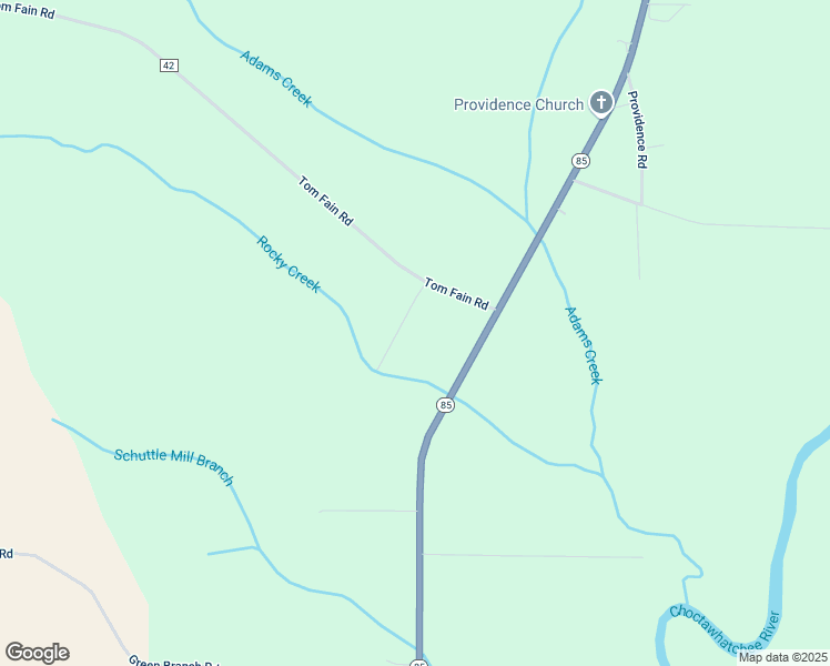 map of restaurants, bars, coffee shops, grocery stores, and more near 2600 Tom Fain Road in Chancellor