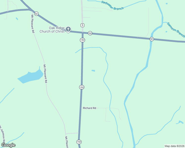 map of restaurants, bars, coffee shops, grocery stores, and more near 601 Alabama 153 in Samson