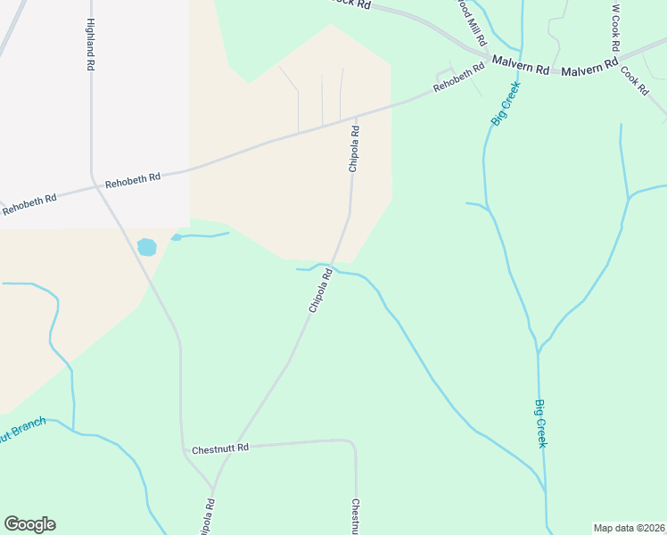 map of restaurants, bars, coffee shops, grocery stores, and more near Chipola Road in Slocomb