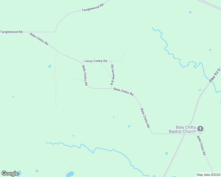 map of restaurants, bars, coffee shops, grocery stores, and more near 3090 Bala Chitto Road in Magnolia