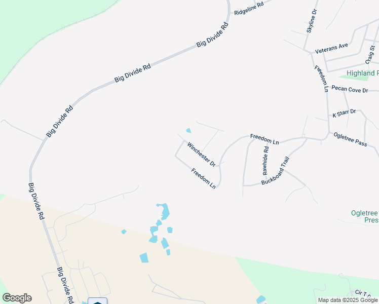 map of restaurants, bars, coffee shops, grocery stores, and more near 2503 Winchester Drive in Copperas Cove