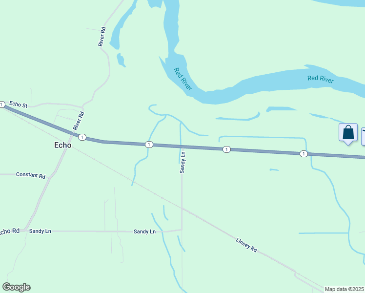 map of restaurants, bars, coffee shops, grocery stores, and more near 10609 Louisiana Highway 1 in Marksville