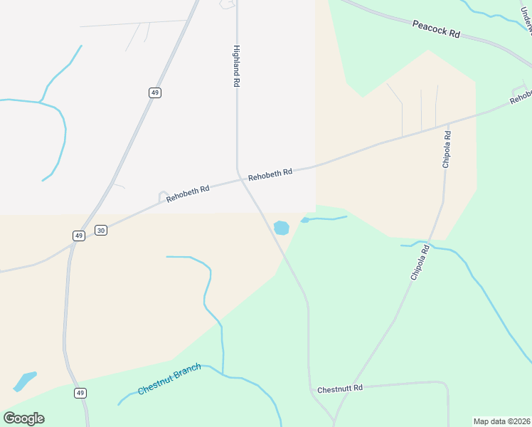 map of restaurants, bars, coffee shops, grocery stores, and more near 1177 Highland Road in Slocomb