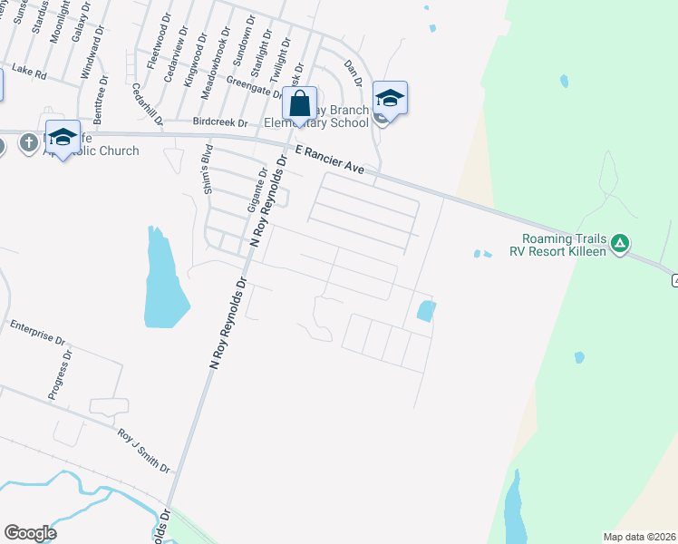 map of restaurants, bars, coffee shops, grocery stores, and more near 5904 Harriet Tubman Avenue in Killeen