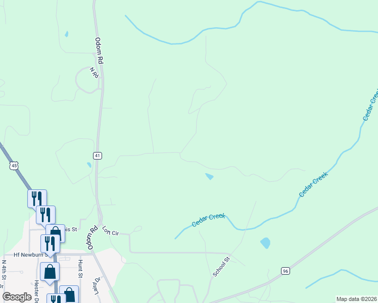 map of restaurants, bars, coffee shops, grocery stores, and more near 7780 Smith Road in Citronelle