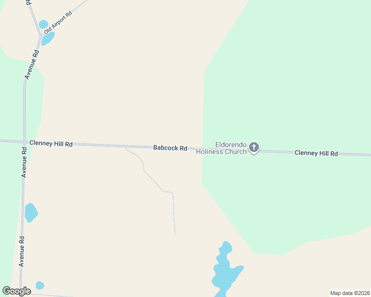 map of restaurants, bars, coffee shops, grocery stores, and more near Babcock Road in Miller County