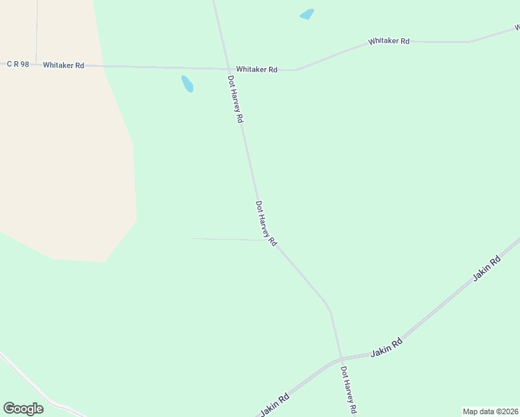 map of restaurants, bars, coffee shops, grocery stores, and more near Dot Harvey Road in Early County