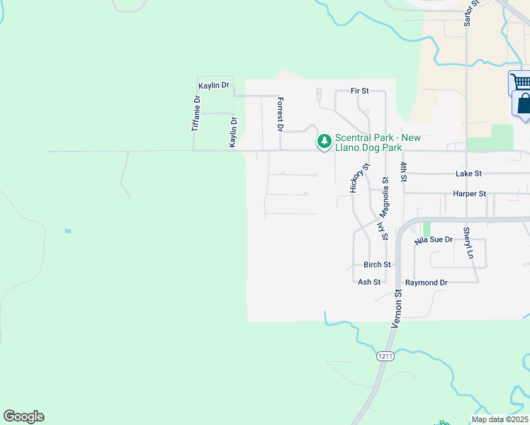 map of restaurants, bars, coffee shops, grocery stores, and more near 202 Bullock Drive in New Llano