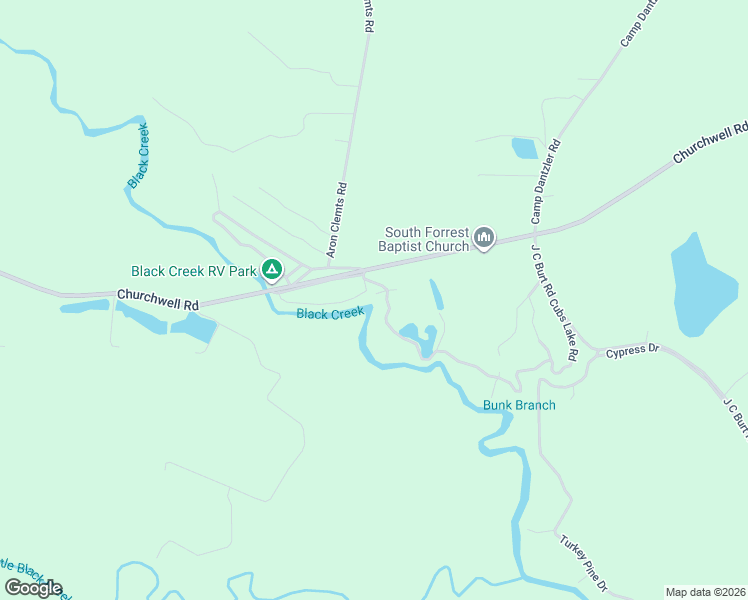 map of restaurants, bars, coffee shops, grocery stores, and more near 78 Landing Road in Hattiesburg