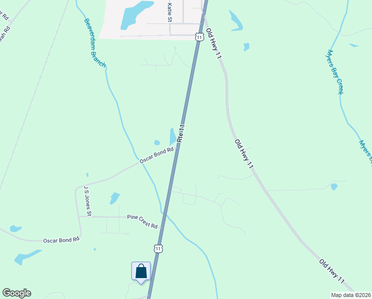 map of restaurants, bars, coffee shops, grocery stores, and more near 6202 U.S. 11 in Purvis