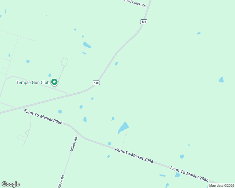 map of restaurants, bars, coffee shops, grocery stores, and more near 3122 Farm to Market Road 438 in Temple