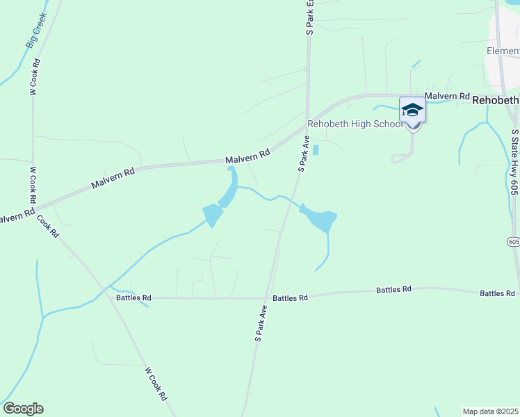 map of restaurants, bars, coffee shops, grocery stores, and more near 9598 South Park Avenue in Dothan