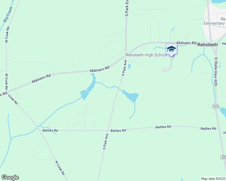 map of restaurants, bars, coffee shops, grocery stores, and more near 9598 South Park Avenue in Dothan