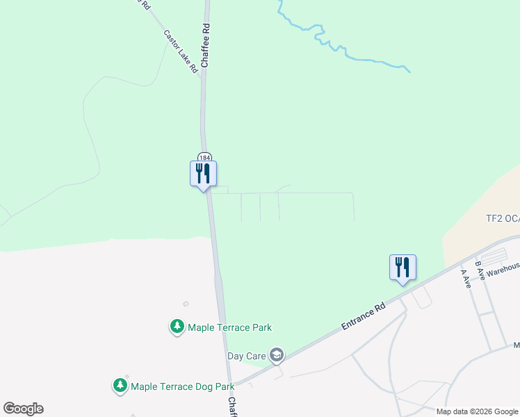 map of restaurants, bars, coffee shops, grocery stores, and more near 128 Todd Lane in Leesville
