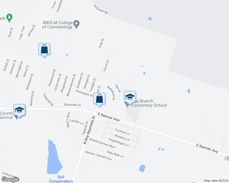 map of restaurants, bars, coffee shops, grocery stores, and more near 1707 Spring Rose Circle in Killeen