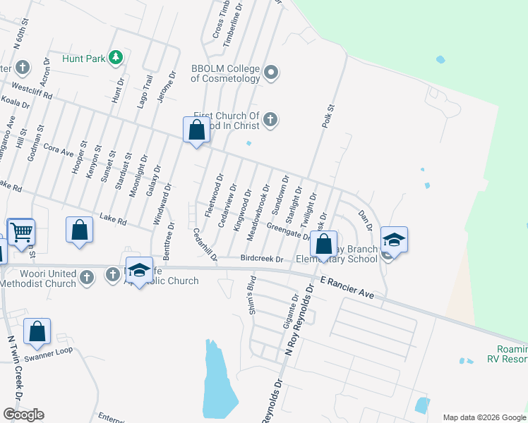 map of restaurants, bars, coffee shops, grocery stores, and more near 1909 Sundown Drive in Killeen