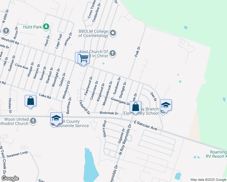 map of restaurants, bars, coffee shops, grocery stores, and more near 1909 Sundown Drive in Killeen