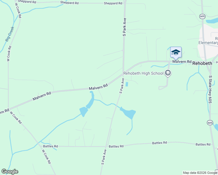 map of restaurants, bars, coffee shops, grocery stores, and more near 1054 Malvern Road in Dothan