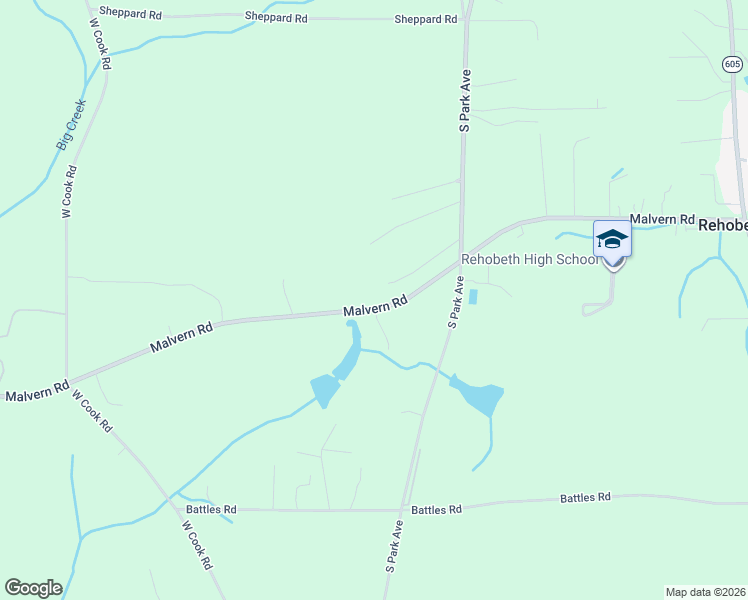 map of restaurants, bars, coffee shops, grocery stores, and more near 1054 Malvern Road in Dothan