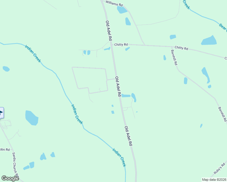 map of restaurants, bars, coffee shops, grocery stores, and more near 578 Indian Creek Subdivision in Moultrie