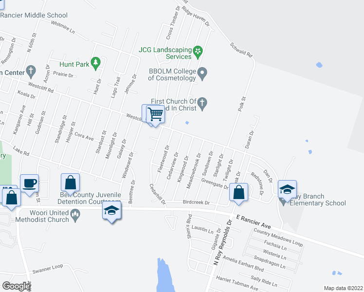 map of restaurants, bars, coffee shops, grocery stores, and more near 2008 Cedarview Drive in Killeen