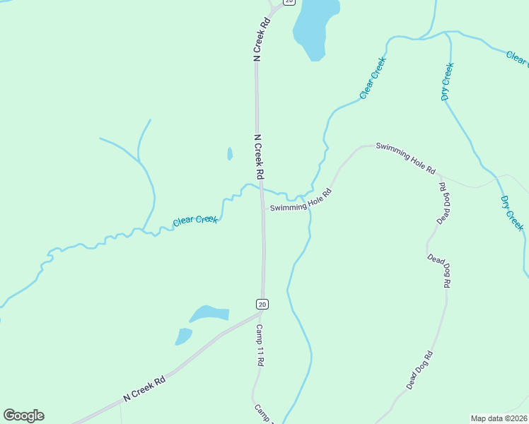 map of restaurants, bars, coffee shops, grocery stores, and more near 20404 North Creek Road in Florala