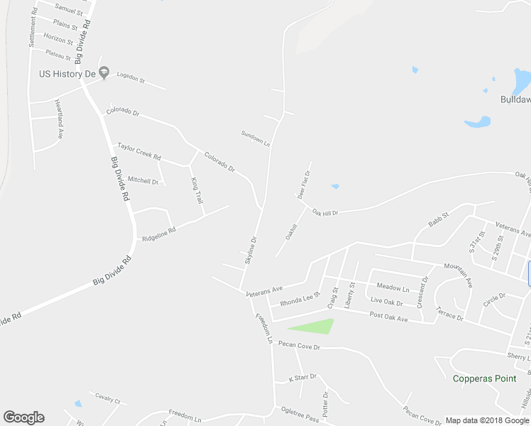 map of restaurants, bars, coffee shops, grocery stores, and more near 602 Skyline Drive in Copperas Cove