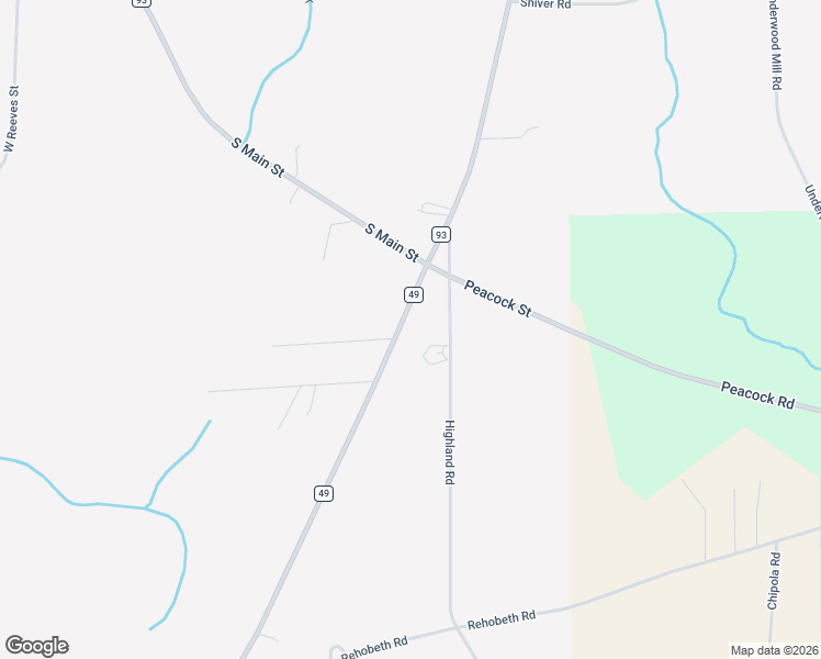 map of restaurants, bars, coffee shops, grocery stores, and more near 2193 County Road 49 in Slocomb