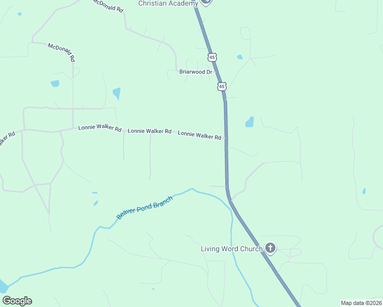 map of restaurants, bars, coffee shops, grocery stores, and more near 20990 Lonnie Walker Road in Citronelle