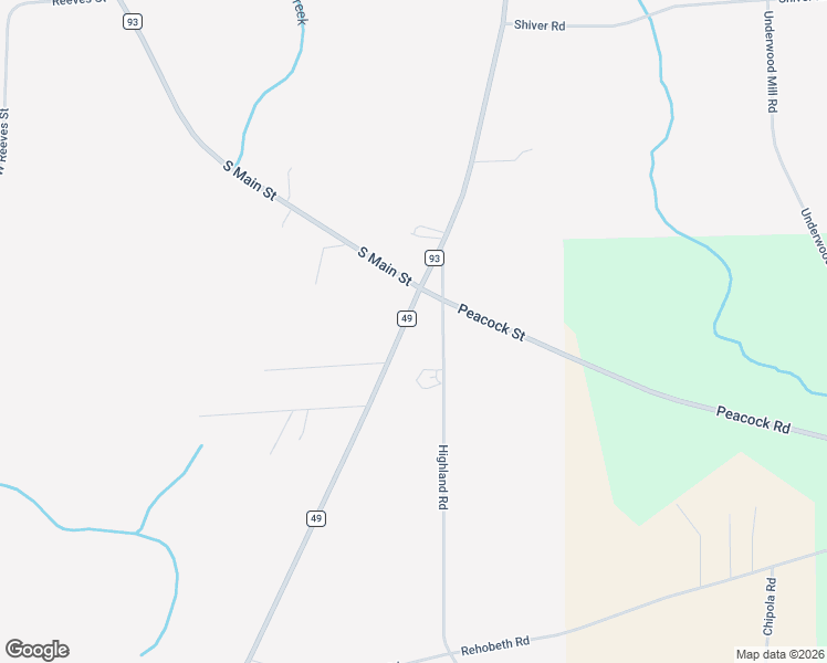 map of restaurants, bars, coffee shops, grocery stores, and more near 2193 County Road 49 in Slocomb