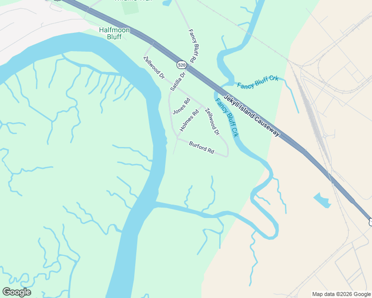 map of restaurants, bars, coffee shops, grocery stores, and more near 307 Burford Road in Brunswick