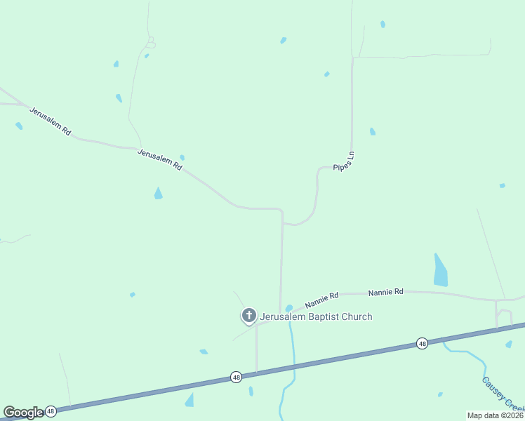 map of restaurants, bars, coffee shops, grocery stores, and more near 3460 Jerusalem Road in Liberty